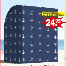 Krümet Sonderposten Strandkorb Maritim Angebot