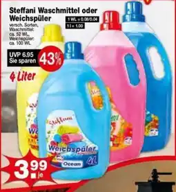 Krümet Sonderposten Steffani Waschmittel oder Weichspüler Angebot