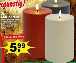 Krümet Sonderposten XL LED-Kerzen Angebot