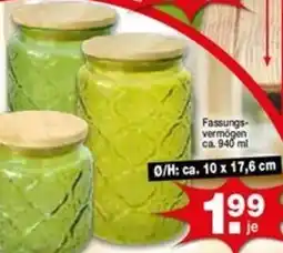 Krümet Sonderposten Vorratsglas Angebot