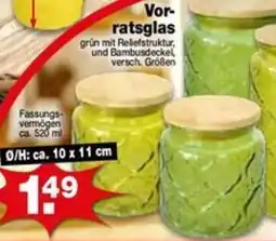Krümet Sonderposten Vorratsglas Angebot