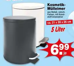 Krümet Sonderposten Kosmetik-Mülleimer Angebot