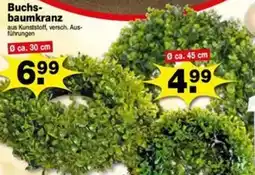Krümet Sonderposten Buchsbaumkranz Angebot