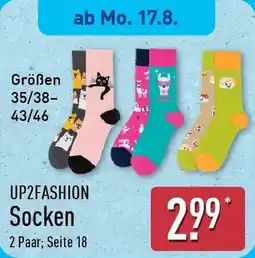 Aldi Nord UP2FASHION Socken Angebot