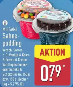 Aldi Nord MILSANI Sahnepudding Angebot