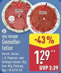 Aldi Nord WILTMANN Genießerteller Angebot