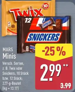 Aldi Nord MARS Minis Angebot