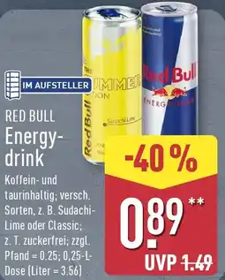 Aldi Nord RED BULL Energydrink Angebot