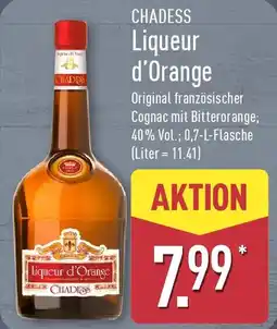 Aldi Nord CHADESS Liqueur d'Orange Angebot