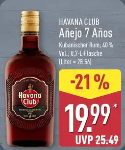 Aldi Nord HAVANA CLUB Añejo 7 Años Angebot