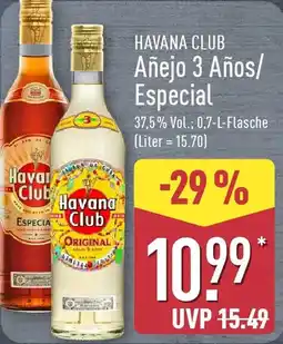 Aldi Nord HAVANA CLUB Añejo 3 Años/ Especial Angebot