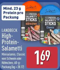 Aldi Nord LANDBECK High Protein Salametti Angebot