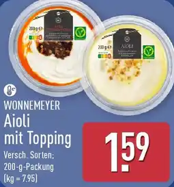 Aldi Nord WONNEMEYER Aioli mit Topping Angebot