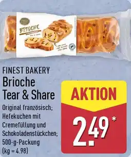 Aldi Nord FINEST BAKERY Brioche Tear & Share Angebot