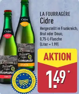 Aldi Nord LA FOURRAGÈRE Cidre Angebot