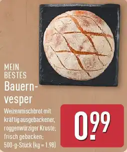 Aldi Nord MEIN BESTES Bauernvesper Angebot