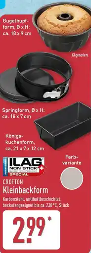 Aldi Nord CROFTON Kleinbackform Angebot