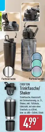 Aldi Nord CROFTON Trinkflasche/ Shaker Angebot