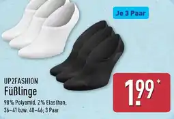 Aldi Nord UP2FASHION Füßlinge Angebot