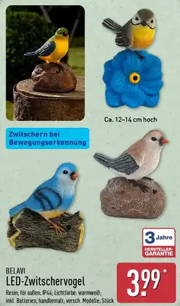 Aldi Nord BELAVI LED-Zwitschervogel Angebot