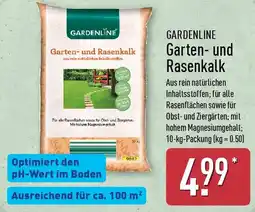 Aldi Nord GARDENLINE Garten und Rasenkalk Angebot