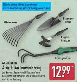 Aldi Nord GARDENLINE 4-in-1-Gartenwerkzeug Angebot