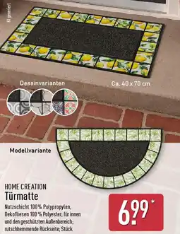Aldi Nord HOME CREATION Türmatte Angebot