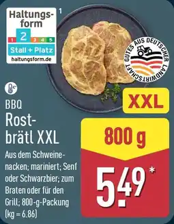 Aldi Nord BBQ Rostbrätl XXL Angebot