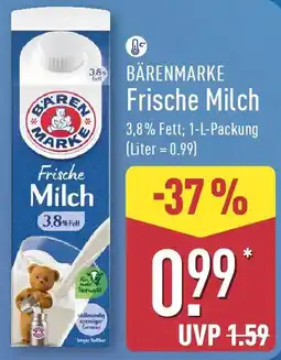 Aldi Nord BÄRENMARKE Frische Milch Angebot
