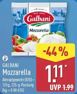 Aldi Nord GALBANI Mozzarella Angebot