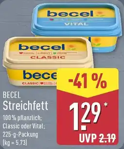 Aldi Nord BECEL Streichfett Angebot