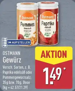 Aldi Nord OSTMANN Gewürz Angebot