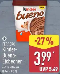 Aldi Nord FERRERO Kinder Bueno Eisbecher Angebot