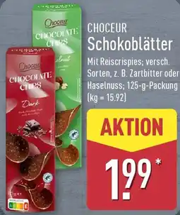 Aldi Nord CHOCEUR Schokoblätter Angebot