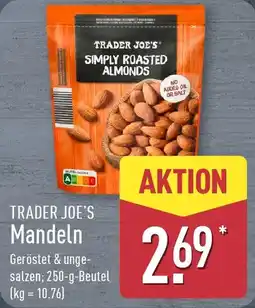 Aldi Nord TRADER JOE'S Mandeln Angebot