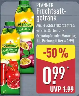 Aldi Nord PFANNER Fruchtsaftgetränk Angebot