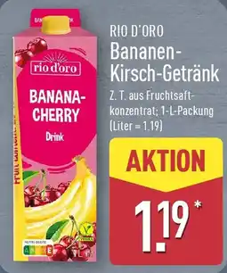 Aldi Nord RIO D'ORO Bananen Kirsch-Getränk Angebot