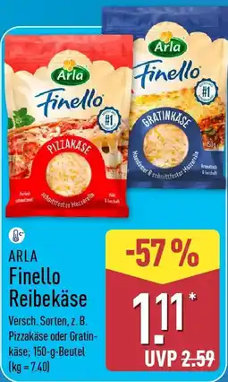 Aldi Nord ARLA Finello Reibekäse Angebot
