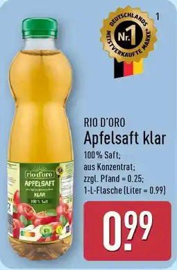 Aldi Nord RIO D'ORO Apfelsaft klar Angebot
