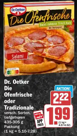 HIT Dr. Oetker Die Ofenfrische oder Tradizionale Angebot