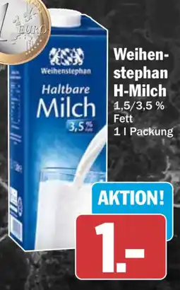 HIT Weihenstephan H-Milch Angebot