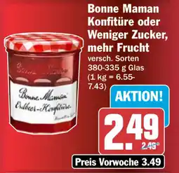 HIT Bonne Maman Konfitüre oder Weniger Zucker, mehr Frucht Angebot