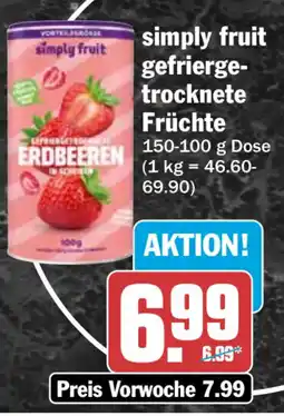 HIT simply fruit gefrierge-trocknete Früchte Angebot