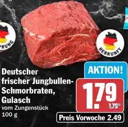 HIT Deutscher frischer Jungbullen-Schmorbraten, Gulasch Angebot