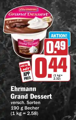 HIT Ehrmann Grand Dessert Angebot