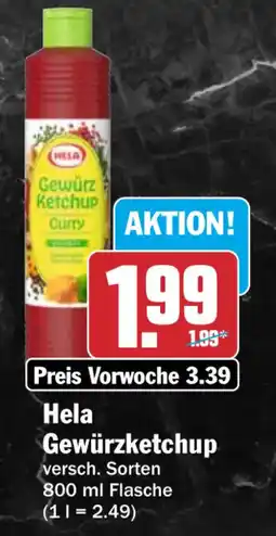 HIT Hela Gewürzketchup Angebot