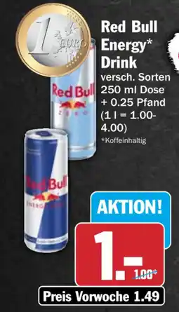 HIT Red Bull Energy Drink Angebot