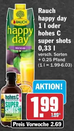 HIT Rauch happy day oder hohes C super shots Angebot