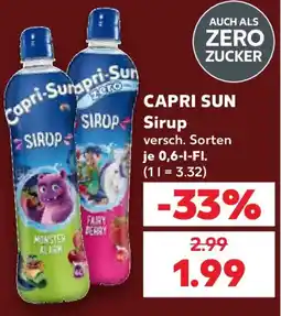 Kaufland CAPRI SUN Sirup Angebot