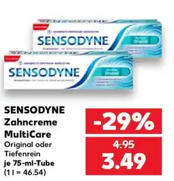 Kaufland SENSODYNE Zahncreme MultiCare Angebot